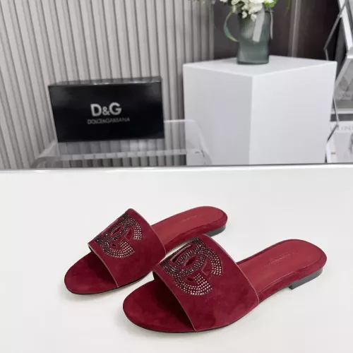 Wholesale Dolce &amp; Gabbana D&amp;G Slippers For Women #1362918 $88.00 USD, Wholesale Quality Replica Dolce &amp; Gabbana D&amp;G Slippers