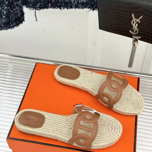 Replica Hermes Slippers For Women #1362948 $118.00 USD for Wholesale