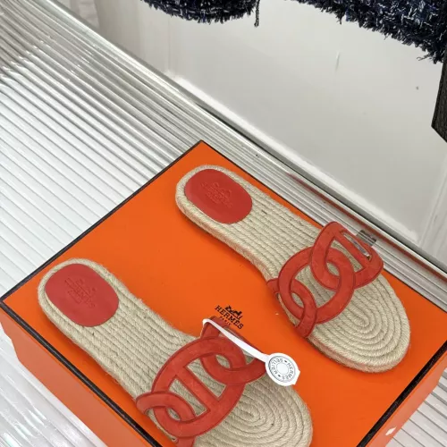 Replica Hermes Slippers For Women #1362949 $118.00 USD for Wholesale