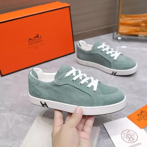 Replica Hermes Casual Shoes For Men #1362963 $115.00 USD for Wholesale