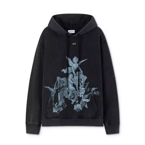 Wholesale Off-White Hoodies Long Sleeved For Unisex #1363001 $56.00 USD, Wholesale Quality Replica Off-White Hoodies