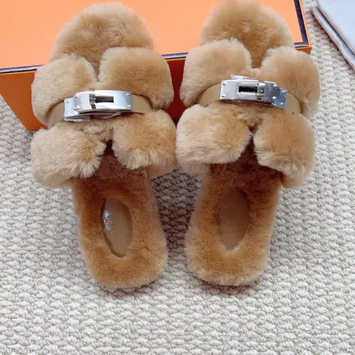 Replica Hermes Slippers For Women #1363071 $100.00 USD for Wholesale