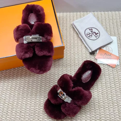 Replica Hermes Slippers For Women #1363075 $100.00 USD for Wholesale