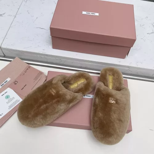Wholesale MIU MIU Slippers For Women #1363157 $92.00 USD, Wholesale Quality Replica MIU MIU Slippers