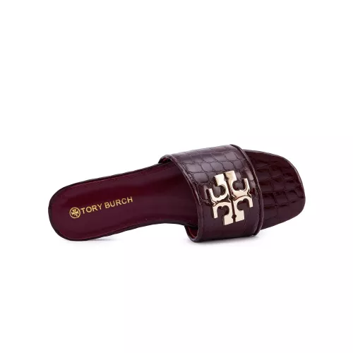 Replica Tory Burch TB Slippers For Women #1363182 $85.00 USD for Wholesale