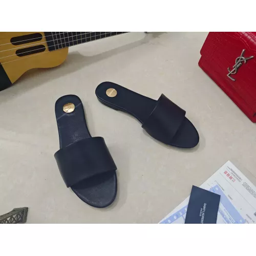 Wholesale Yves Saint Laurent YSL Slippers For Women #1363185 $92.00 USD, Wholesale Quality Replica Yves Saint Laurent YSL Slippers