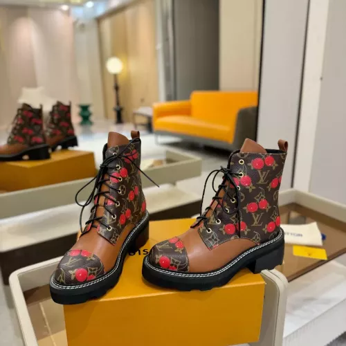 Wholesale Louis Vuitton Boots For Women #1363308 $155.00 USD, Wholesale Quality Replica Louis Vuitton Boots