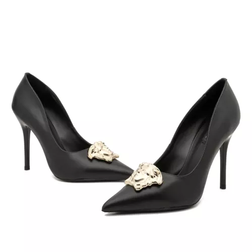 Wholesale Versace High-Heeled Shoes For Women #1363340 $80.00 USD, Wholesale Quality Replica Versace High-Heeled Shoes
