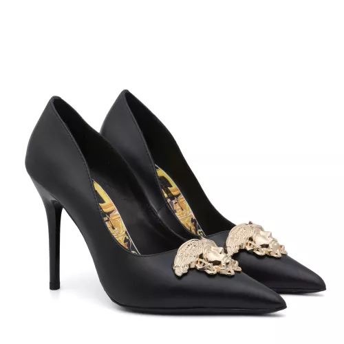 Wholesale Versace High-Heeled Shoes For Women #1363349 $80.00 USD, Wholesale Quality Replica Versace High-Heeled Shoes