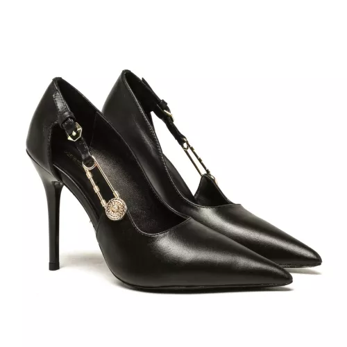 Wholesale Versace High-Heeled Shoes For Women #1363350 $80.00 USD, Wholesale Quality Replica Versace High-Heeled Shoes