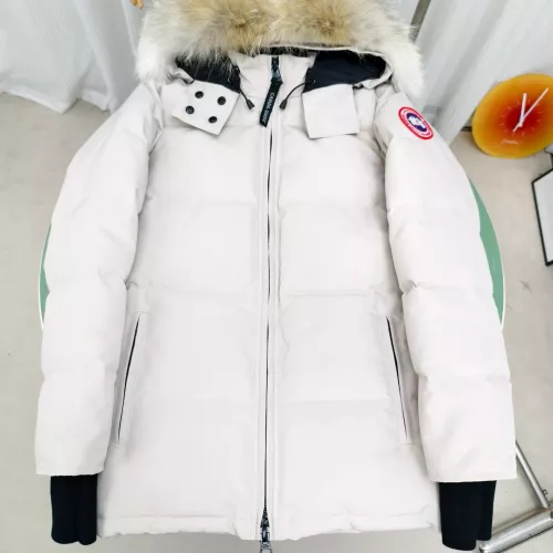 Wholesale Canada Goose Down Feather Coat Long Sleeved For Women #1363621 $160.00 USD, Wholesale Quality Replica Canada Goose Down Feather Coat