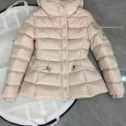 Wholesale Moncler Down Feather Coat Long Sleeved For Women #1363689 $160.00 USD, Wholesale Quality Replica Moncler Down Feather Coat