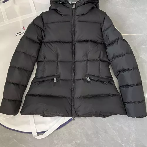 Wholesale Moncler Down Feather Coat Long Sleeved For Women #1363692 $160.00 USD, Wholesale Quality Replica Moncler Down Feather Coat