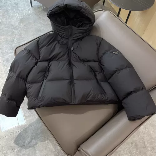 Wholesale Prada Down Feather Coat Long Sleeved For Women #1363757 $225.00 USD, Wholesale Quality Replica Prada Down Feather Coat