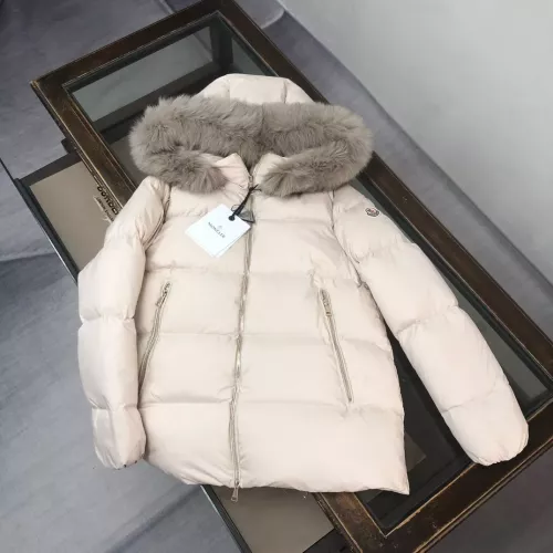 Wholesale Moncler Down Feather Coat Long Sleeved For Women #1363990 $205.00 USD, Wholesale Quality Replica Moncler Down Feather Coat