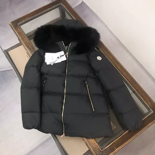 Wholesale Moncler Down Feather Coat Long Sleeved For Women #1363992 $205.00 USD, Wholesale Quality Replica Moncler Down Feather Coat
