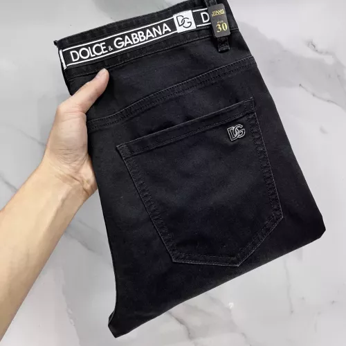 Wholesale Dolce &amp; Gabbana D&amp;G Jeans For Men #1364018 $96.00 USD, Wholesale Quality Replica Dolce &amp; Gabbana D&amp;G Jeans
