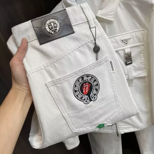 Wholesale Chrome Hearts Jeans For Men #1364091 $96.00 USD, Wholesale Quality Replica Chrome Hearts Jeans