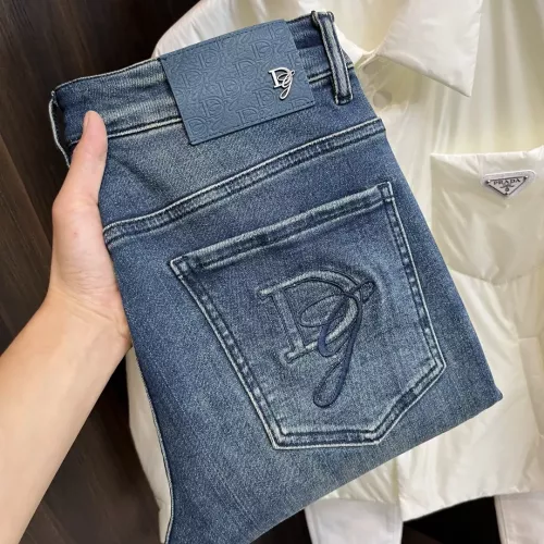 Wholesale Dolce &amp; Gabbana D&amp;G Jeans For Men #1364093 $88.00 USD, Wholesale Quality Replica Dolce &amp; Gabbana D&amp;G Jeans