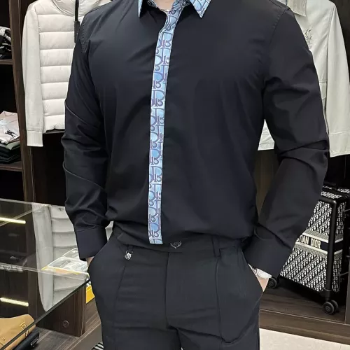 Wholesale Christian Dior Shirts Long Sleeved For Men #1364106 $88.00 USD, Wholesale Quality Replica Christian Dior Shirts