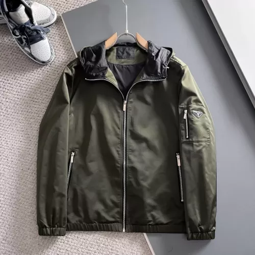 Wholesale Prada Jackets Long Sleeved For Men #1364128 $80.00 USD, Wholesale Quality Replica Prada Jackets