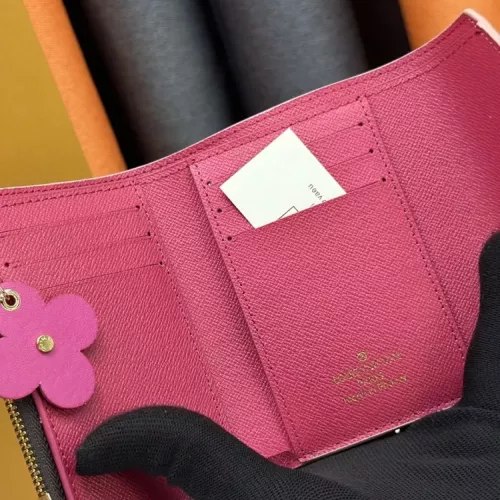Replica Louis Vuitton LV Wallets In Rose Red #1364195 $32.00 USD for Wholesale