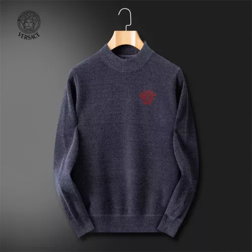 Wholesale Versace Sweaters Long Sleeved For Men #1364220 $52.00 USD, Wholesale Quality Replica Versace Sweaters