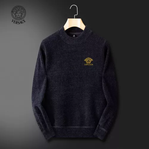 Wholesale Versace Sweaters Long Sleeved For Men #1364260 $52.00 USD, Wholesale Quality Replica Versace Sweaters