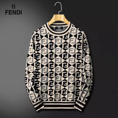 Wholesale Fendi Sweaters Long Sleeved For Men #1364292 $52.00 USD, Wholesale Quality Replica Fendi Sweaters