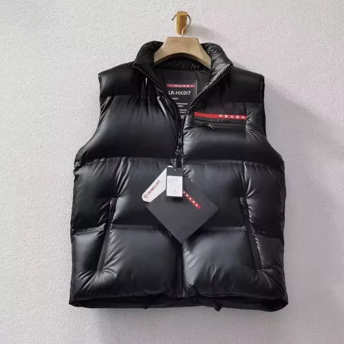 Wholesale Prada Down Feather Coat Sleeveless For Men #1364337 $125.00 USD, Wholesale Quality Replica Prada Down Feather Coat