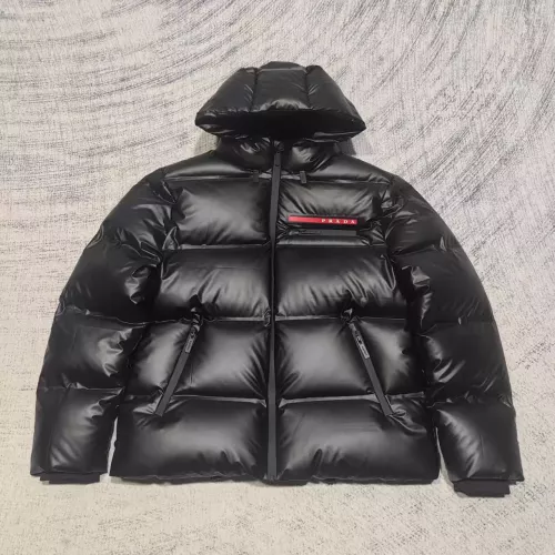 Wholesale Prada Down Feather Coat Long Sleeved For Men #1364352 $155.00 USD, Wholesale Quality Replica Prada Down Feather Coat