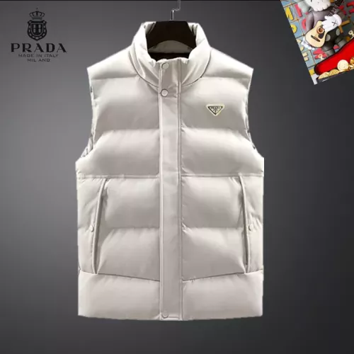 Wholesale Prada Jackets Sleeveless For Men #1364402 $56.00 USD, Wholesale Quality Replica Prada Jackets