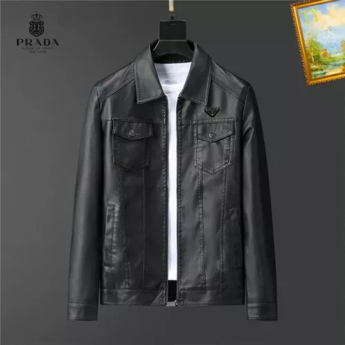 Wholesale Prada Jackets Long Sleeved For Men #1364448 $60.00 USD, Wholesale Quality Replica Prada Jackets