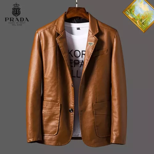Wholesale Prada Jackets Long Sleeved For Men #1364485 $60.00 USD, Wholesale Quality Replica Prada Jackets