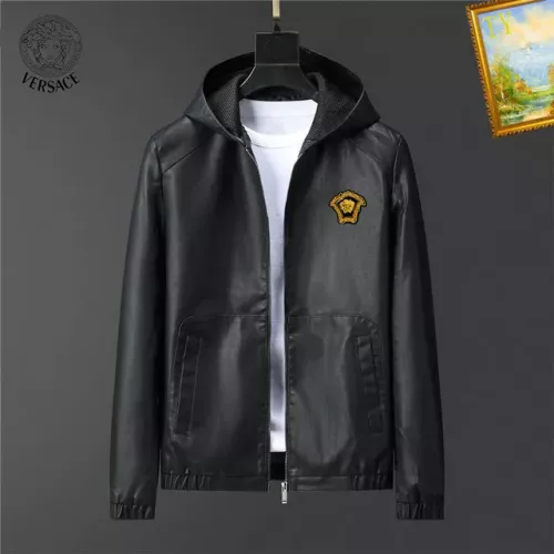 Wholesale Versace Jackets Long Sleeved For Men #1364490 $60.00 USD, Wholesale Quality Replica Versace Jackets