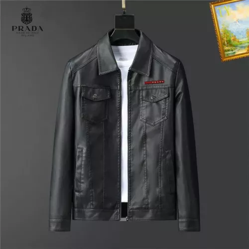 Wholesale Prada Jackets Long Sleeved For Men #1364493 $60.00 USD, Wholesale Quality Replica Prada Jackets