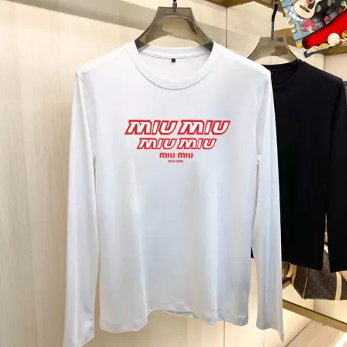 Wholesale MIU MIU T-Shirts Long Sleeved For Unisex #1364512 $34.00 USD, Wholesale Quality Replica MIU MIU T-Shirts