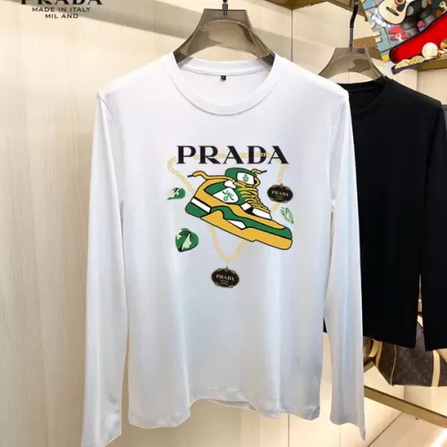 Wholesale Prada T-Shirts Long Sleeved For Unisex #1364526 $34.00 USD, Wholesale Quality Replica Prada T-Shirts
