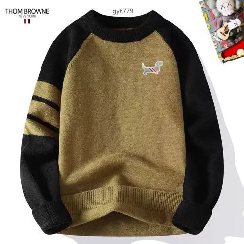 Wholesale Thom Browne TB Sweaters Long Sleeved For Men #1364564 $48.00 USD, Wholesale Quality Replica Thom Browne TB Sweaters