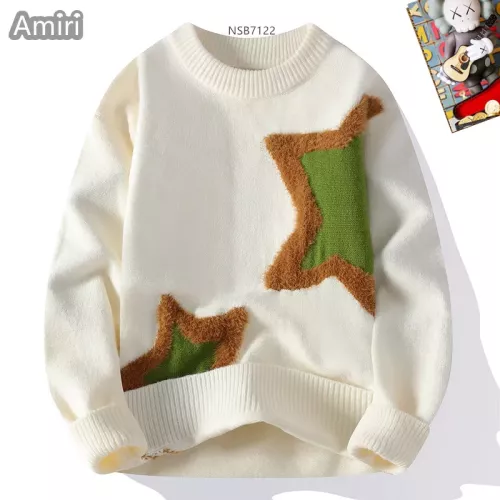 Wholesale Amiri Sweaters Long Sleeved For Men #1364566 $48.00 USD, Wholesale Quality Replica Amiri Sweaters