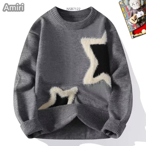 Wholesale Amiri Sweaters Long Sleeved For Men #1364567 $48.00 USD, Wholesale Quality Replica Amiri Sweaters