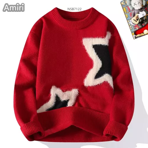 Wholesale Amiri Sweaters Long Sleeved For Men #1364568 $48.00 USD, Wholesale Quality Replica Amiri Sweaters