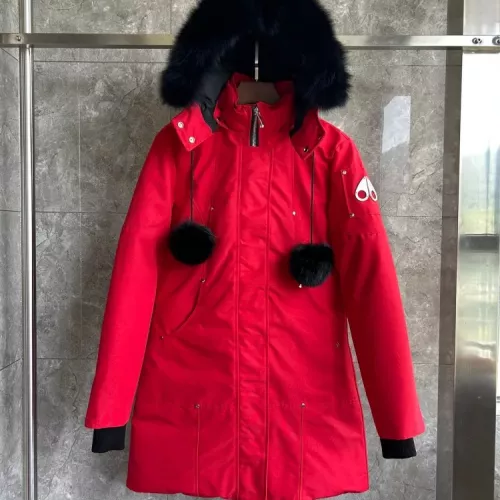 Wholesale Moose Knuckles Down Feather Coat Long Sleeved For Women #1364599 $195.00 USD, Wholesale Quality Replica Moose Knuckles Down Feather Coat