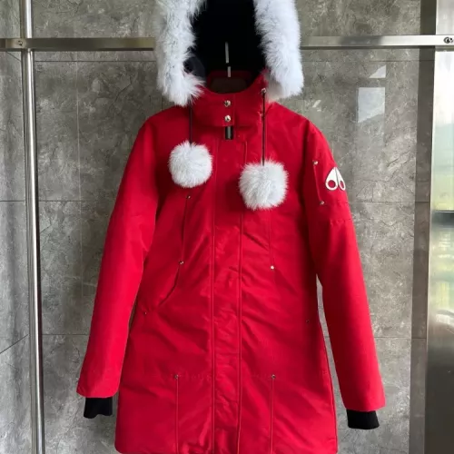 Wholesale Moose Knuckles Down Feather Coat Long Sleeved For Women #1364600 $195.00 USD, Wholesale Quality Replica Moose Knuckles Down Feather Coat