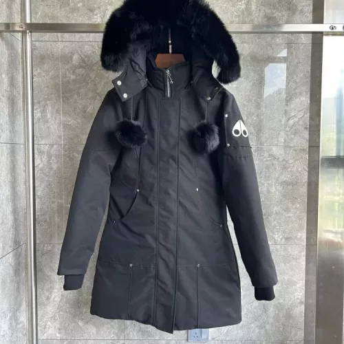 Wholesale Moose Knuckles Down Feather Coat Long Sleeved For Women #1364604 $195.00 USD, Wholesale Quality Replica Moose Knuckles Down Feather Coat