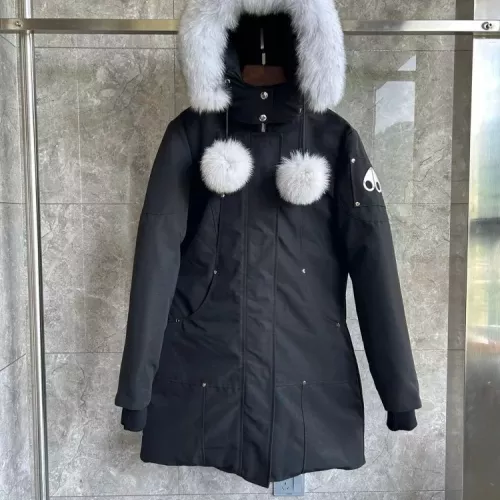 Wholesale Moose Knuckles Down Feather Coat Long Sleeved For Women #1364605 $195.00 USD, Wholesale Quality Replica Moose Knuckles Down Feather Coat