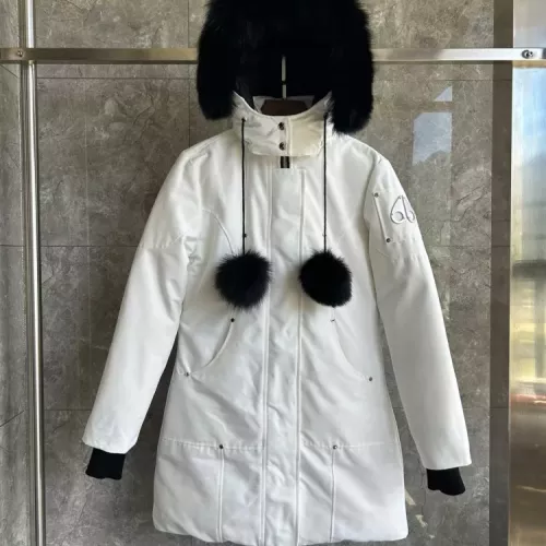 Wholesale Moose Knuckles Down Feather Coat Long Sleeved For Women #1364606 $195.00 USD, Wholesale Quality Replica Moose Knuckles Down Feather Coat