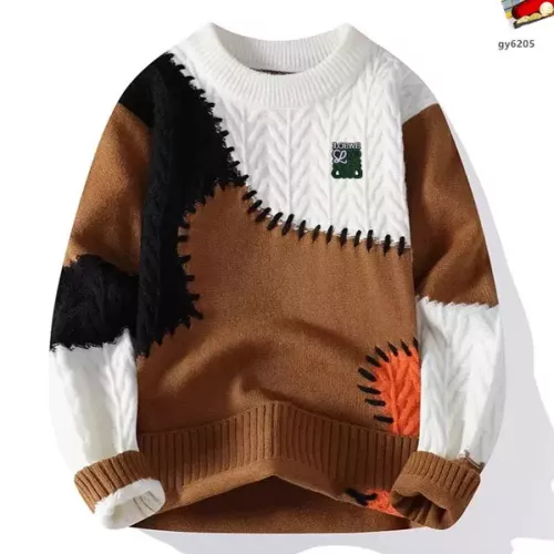 Wholesale LOEWE Sweaters Long Sleeved For Men #1364607 $48.00 USD, Wholesale Quality Replica LOEWE Sweaters