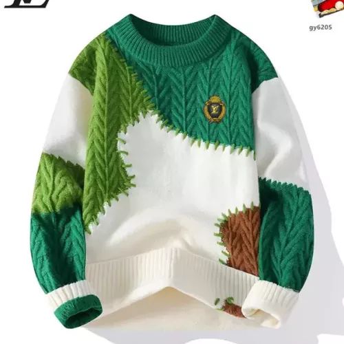 Wholesale Louis Vuitton LV Sweaters Long Sleeved For Men #1364611 $48.00 USD, Wholesale Quality Replica Louis Vuitton LV Sweaters