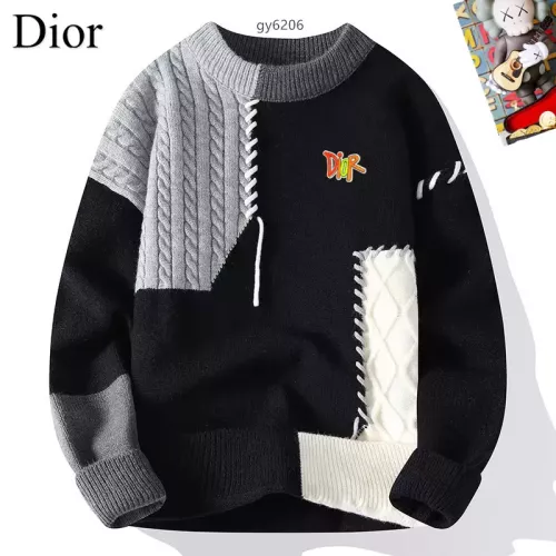 Wholesale Christian Dior Sweaters Long Sleeved For Men #1364619 $48.00 USD, Wholesale Quality Replica Christian Dior Sweaters
